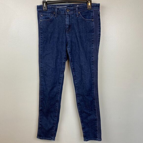 Adriano Goldschmied jeans women's 27x28 prima cigarette ankle led1864 USA Made - Picture 1 of 14